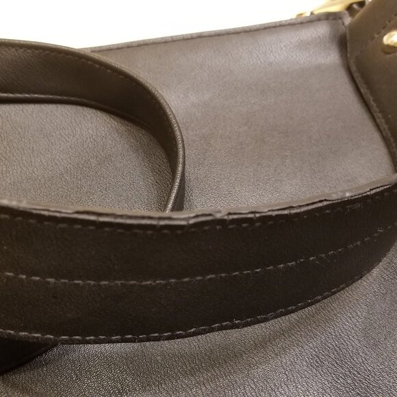 Black Hobo Purse with option crossbody strap - Picture 4 of 7